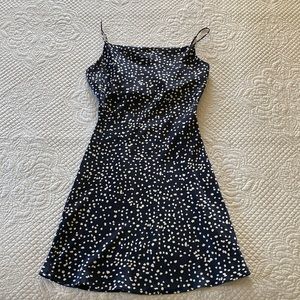 Cotton Candy LA Navy Small Sundress Perfect Condition. Side Zip, Cut Out Back